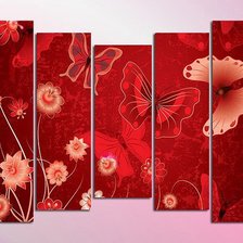 Схема вышивки «триптих»