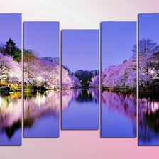 Схема вышивки «триптих»