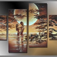 Схема вышивки «триптих»