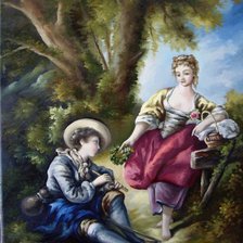 Схема вышивки «пастораль»