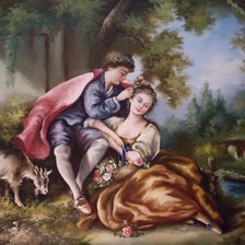 Схема вышивки «пастораль»