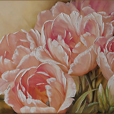 Схема вышивки «тюльпаны»