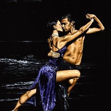 Схема вышивки «Страстный танец»