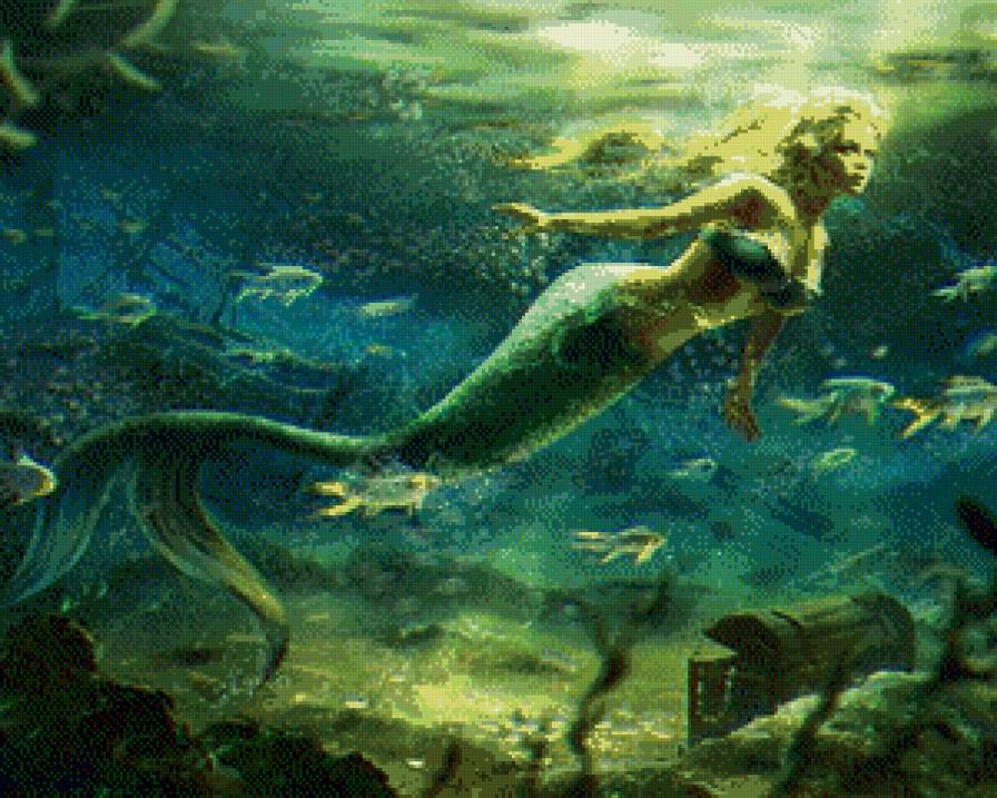 русалочка - русалка фэнтази море - предпросмотр