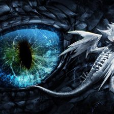 Схема вышивки «дракоша»