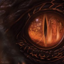 Схема вышивки «Око дракона»