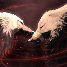 Схема вышивки «зверинная любовь»