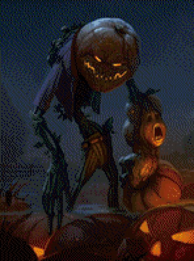 Тыквоголовый - хеллуин - предпросмотр