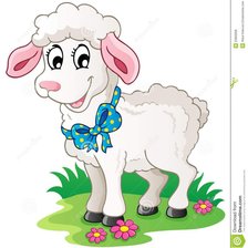 Схема вышивки «Овечка»