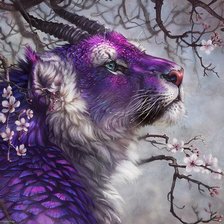 Схема вышивки «зверь»