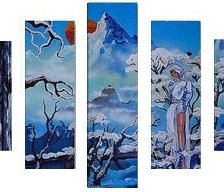 Схема вышивки «Пейзаж»