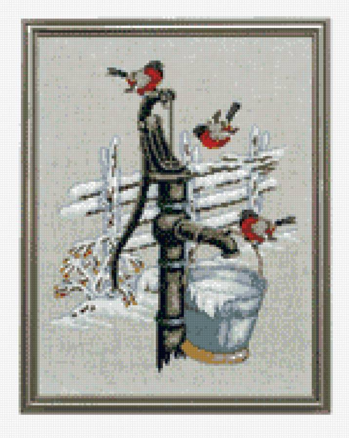 птицы на колонке - предпросмотр