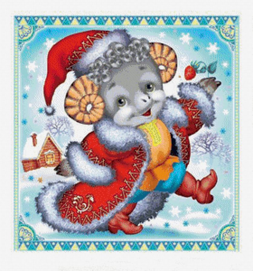 Барашек - символ года 2015 - предпросмотр