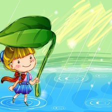 Схема вышивки «дождик»