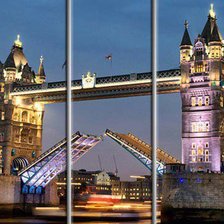 Схема вышивки «Ночной Лондон»