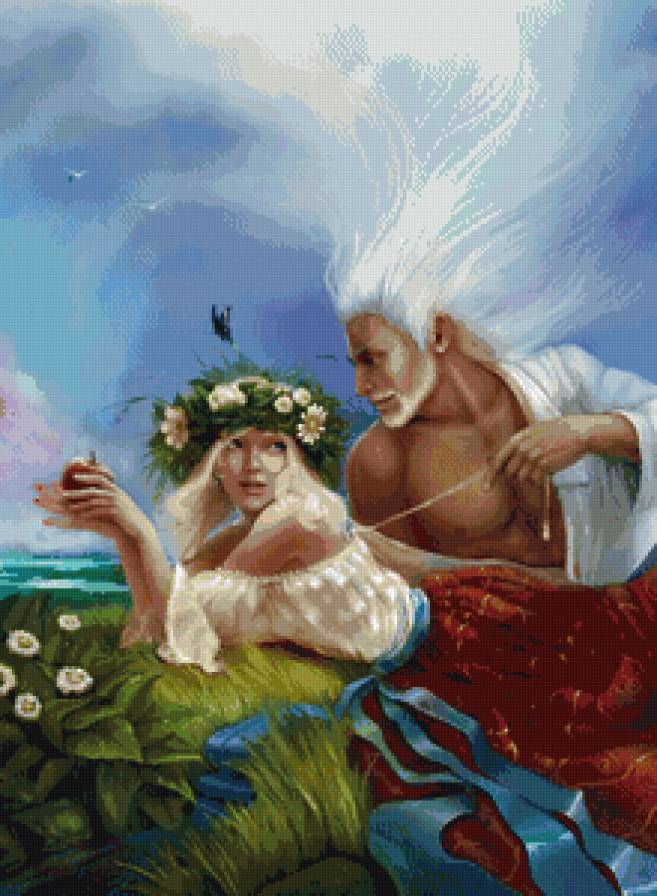 ветер и природа - любовь, девушка - предпросмотр