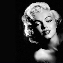 Схема вышивки «Мэрилин Монро»
