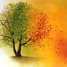 Схема вышивки «времена года»