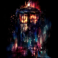 Схема вышивки «Doctor who TARDIS»