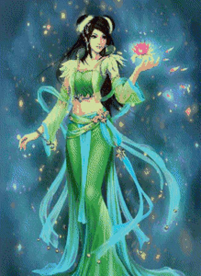 девушка фэнтэзи - предпросмотр