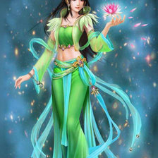 Схема вышивки «девушка фэнтэзи»