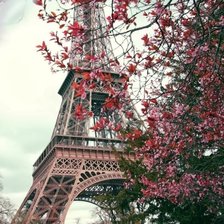 Схема вышивки «Эйфелева башня»