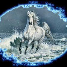 Схема вышивки «лошадь»