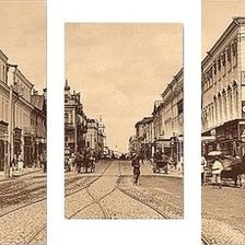 Схема вышивки «город»