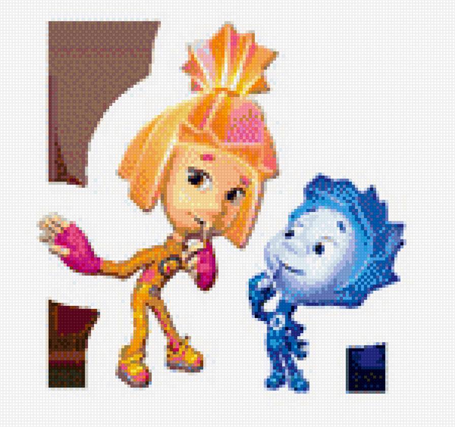 фиксики - симка, нолик - предпросмотр