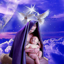 Схема вышивки «Молитва о детях»