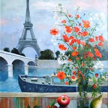 Схема вышивки «париж»