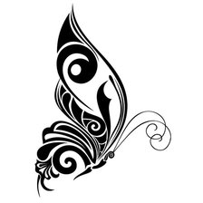 Схема вышивки «бабочка»