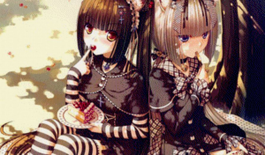 Противоположности - аниме, девушки - предпросмотр