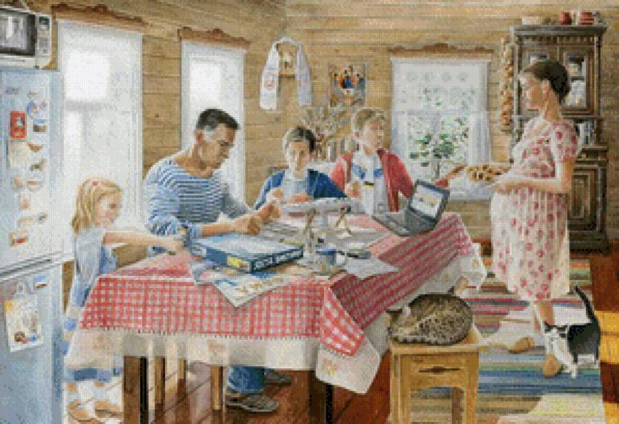 Деревенская жизнь - люди, дети, деревня - предпросмотр