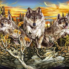 Схема вышивки «в прыжке»