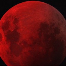 Схема вышивки «алая луна»