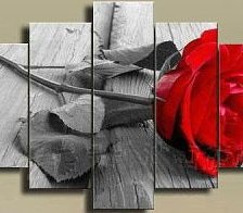 Схема вышивки «триптих цветы»