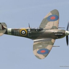 Схема вышивки «Supermarine Spitfire»
