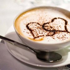 Схема вышивки «Кофе»