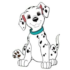 Схема вышивки «далматин»