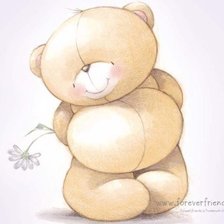 Схема вышивки «мишка светлый»