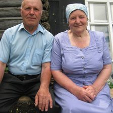 Схема вышивки «бабуля и дед»