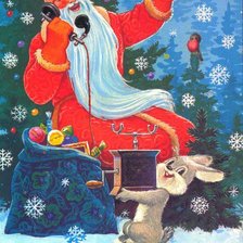 Схема вышивки «Серия "Советские открытки"»