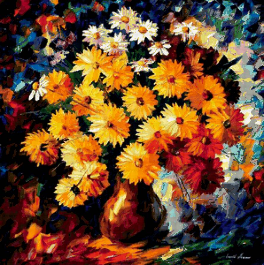 картина - картина, цветы - предпросмотр