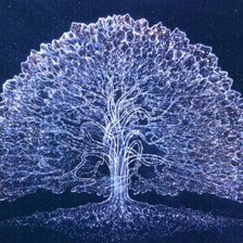 Схема вышивки «дерево Игдрасиль (проще)»