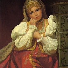 Схема вышивки «Русская красавица»