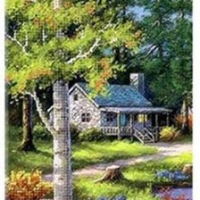 Схема вышивки «пейзаж 1»