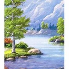 Схема вышивки «пейзаж 2»