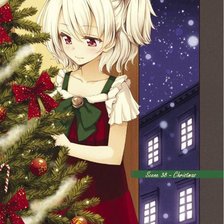 Схема вышивки «Манга Komorebi no Kuni Рождество Ёлка»