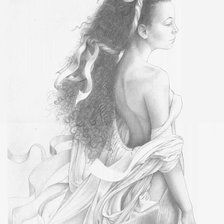 Схема вышивки «Рисунок в карандаше»